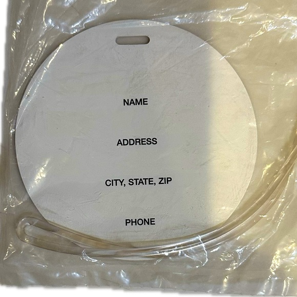 VTG HOUSTON ROCKETS SOUTHWEST AIRLINES LUGGAGE TAG NBA BASKETBALL GAME ENTRY GIF - Picture 2 of 6